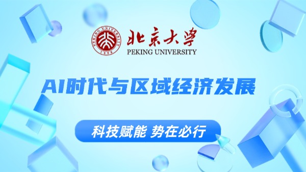 北京⼤学AI 时代与区域经济发展⾼级研修班